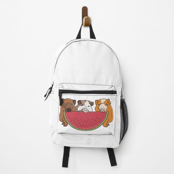 Item preview, Playful Guinea Pigs and Watermelon Illustration designed and sold by shopdiego.