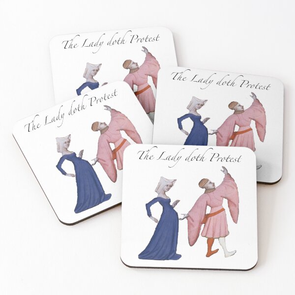 Item preview, The Lady Doth Protest designed and sold by Positively Medieval Art.
