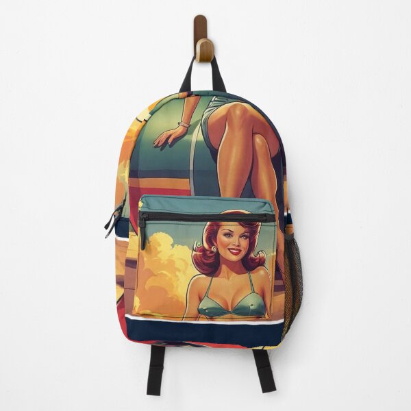 Aperçu de l'œuvre Pin-up Girl Femme affiche classique vintage sexy créée et vendue par Tattoo-Shirt Designer .
