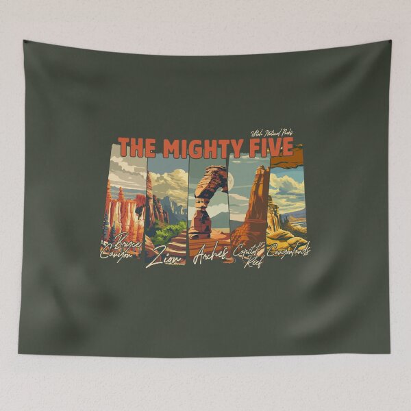 Item preview, The Mighty Five National Parks designed and sold by Wild-Co.