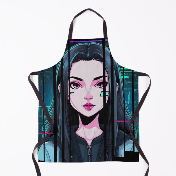 Item preview, Hacker girl surrounded by glitch effects 3 designed and sold by Neon G.
