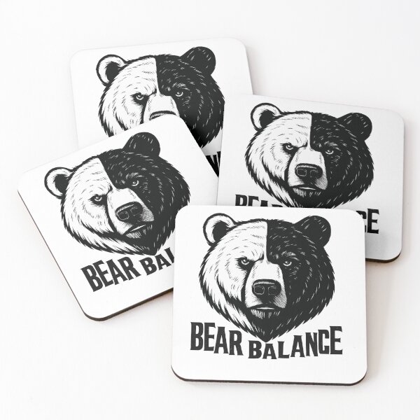 Item preview, Bear Balance – Power and Shadow designed and sold by MK-WOOD.