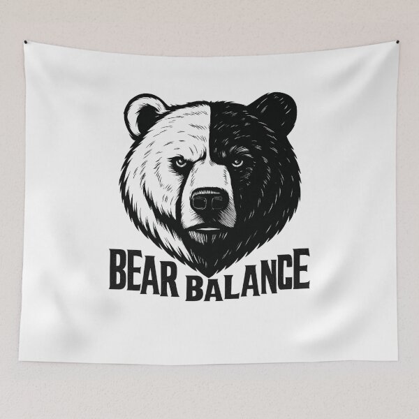Item preview, Bear Balance – Power and Shadow designed and sold by MK-WOOD.