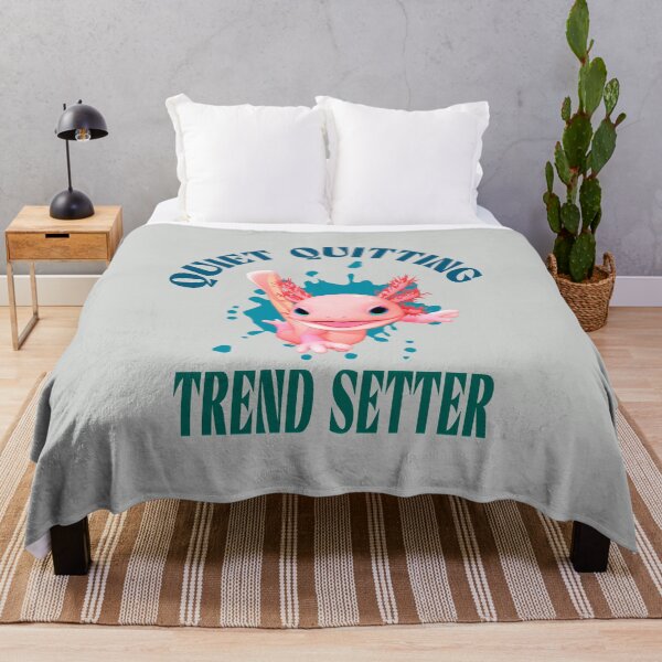 Item preview, Funny Pink Axolotl Quiet Quitting Trend Setter designed and sold by Vac1.