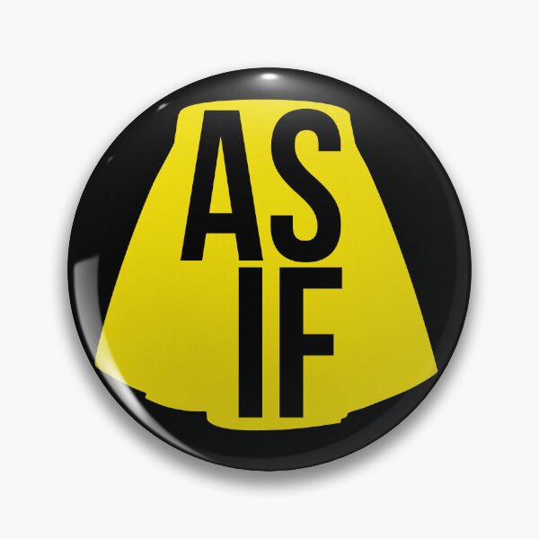 Item preview, As If Sticker designed and sold by Wild and Still Studio.