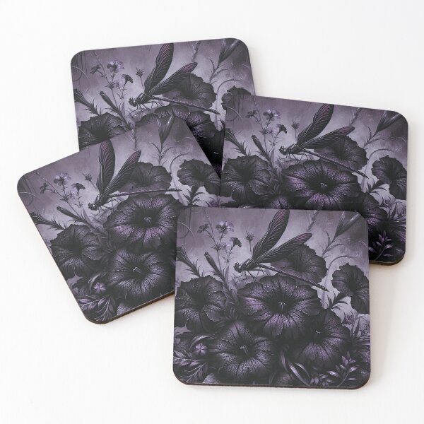 Item preview, Floral pattern. Flower bouquet. Black flowers. designed and sold by MagelliShop.