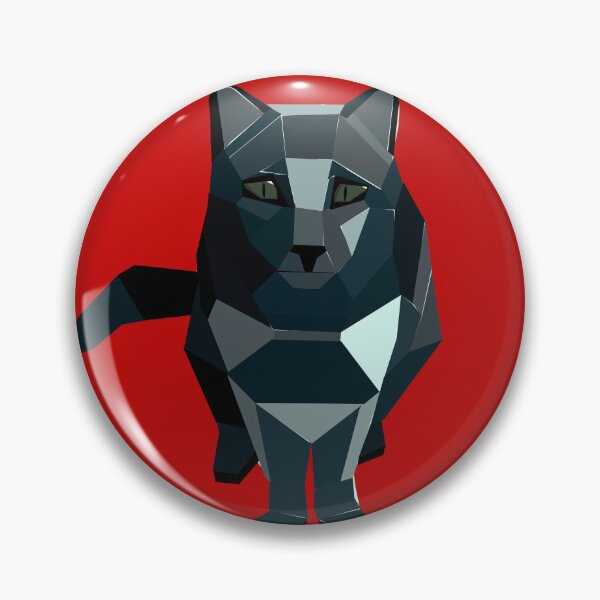 Item preview, Obsidian Cat – Low poly geometric art designed and sold by Just-Draws-22.