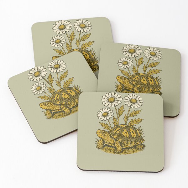 Item preview, Box Turtle With Daisies Nature Love designed and sold by FrictionMaxxing.