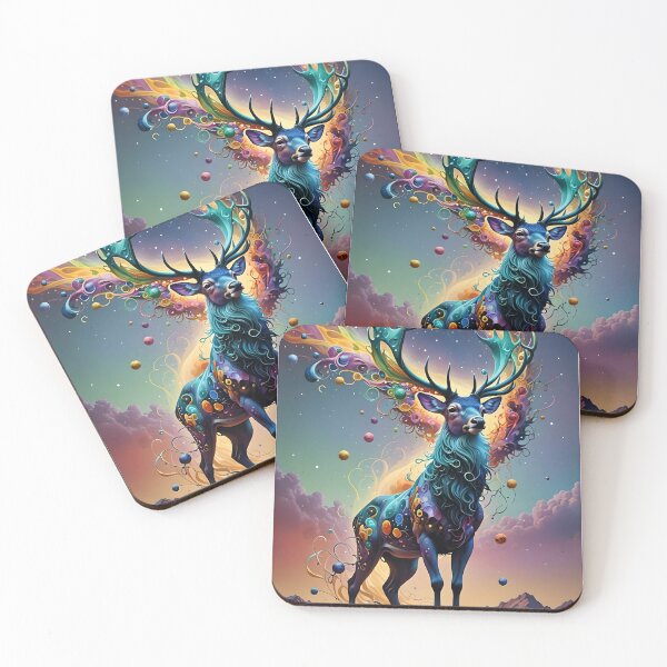 Item preview, The deer god who comes with colorful lights 3 designed and sold by SanchillShop.