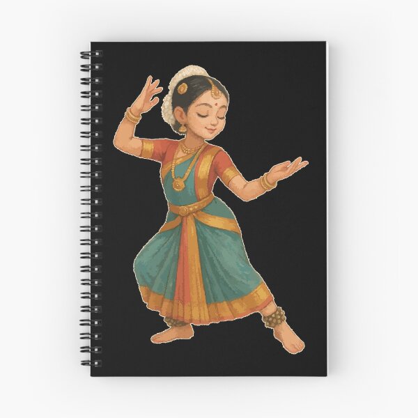 Item preview, Bharatanatyam Cute Dancer designed and sold by TomFrontierArt.