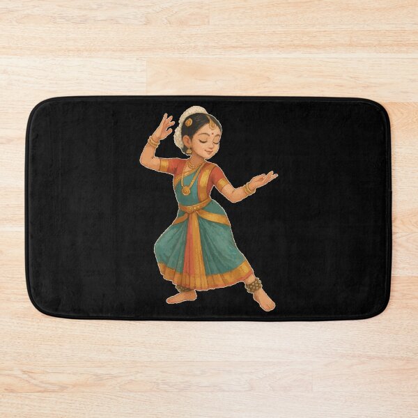 Item preview, Bharatanatyam Cute Dancer designed and sold by TomFrontierArt.
