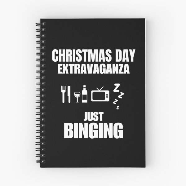 Item preview, Christmas Day Extravaganza - JUST BINGING (white text) designed and sold by MPC-Mince-Pies.