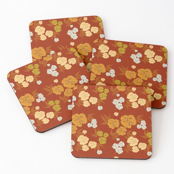 Item preview, Autumn Textured Floral© in Cinnamon designed and sold by Sole-e-Vento-Studio.