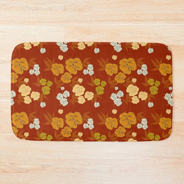 Item preview, Autumn Textured Floral© in Cinnamon designed and sold by Sole-e-Vento-Studio.