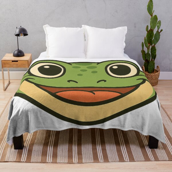 Item preview, Greedy Gecko Face designed and sold by Sara Wrenai.