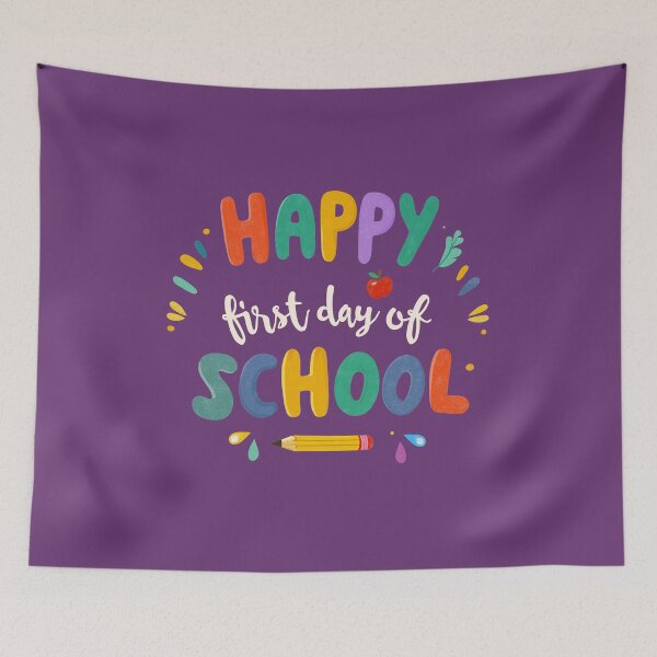 Item preview, Happy First Day Of School designed and sold by Wild-Co.