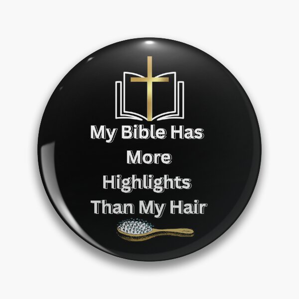 Artikelvorschau, Das Dilemma des treuen Lesers: Bibel-Highlights statt Haar-Highlights entworfen und verkauft von Quantum Canvas Empire.