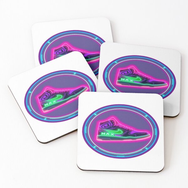 Item preview, Cyberpunk MAX Sneaker – Neon Emblem Sticker Premium Cool Reloaded Trendy Best Gift designed and sold by Imaginarium of Chaos falcon88 .