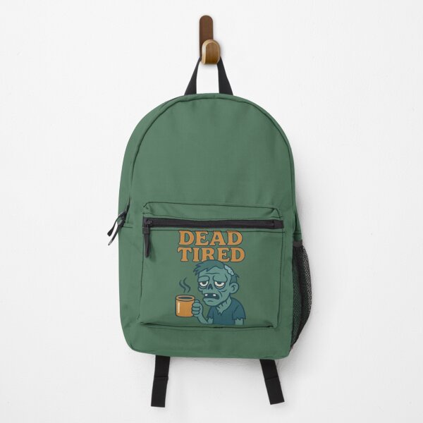 Item preview, Dead Tired Zombie With Coffee Funny Horror designed and sold by FrictionMaxxing.