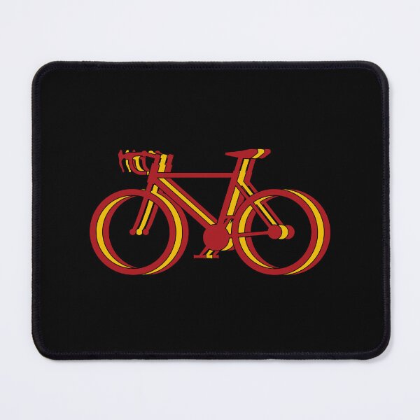 Item preview, spain : cycling and freedom, silhouette of three bicycles that make up the three colors of spanish flag designed and sold by rikyfreestyle.