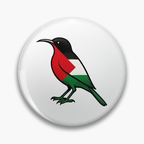 Item preview, Pop-Art Palestine Sunbird designed and sold by FreshArtFusion.