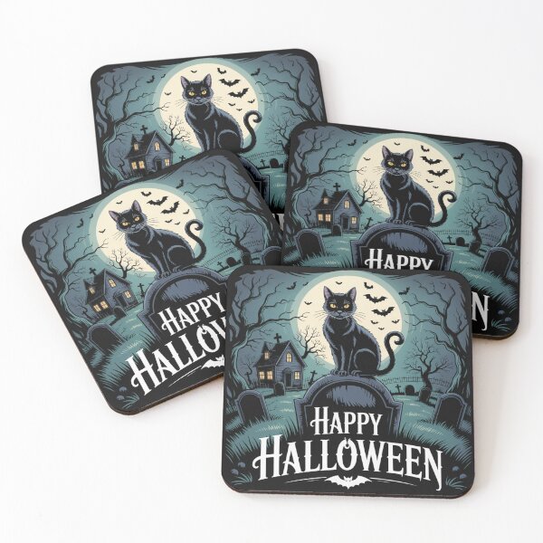 Item preview, Moonlit Halloween Graveyard designed and sold by Mystic Wild Studio.