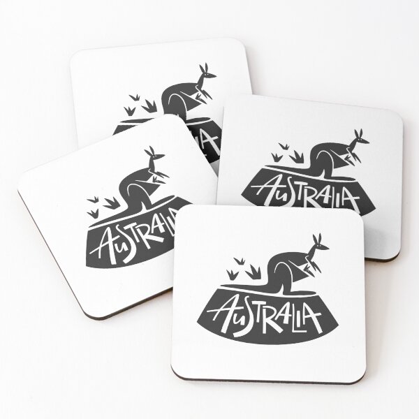 Item preview, Funny Australia Illustration with Kangaroo Symbol and Adventure Spirit designed and sold by DuckAndDuckPrints.