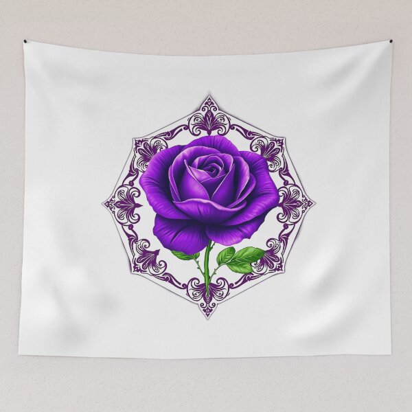Item preview, Violet Rose with Hexagonal Lace designed and sold by sharon1210.
