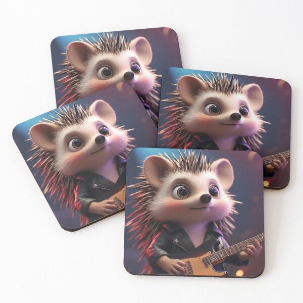 Item preview, Mico hedgehog musician designed and sold by EDigitalStore.