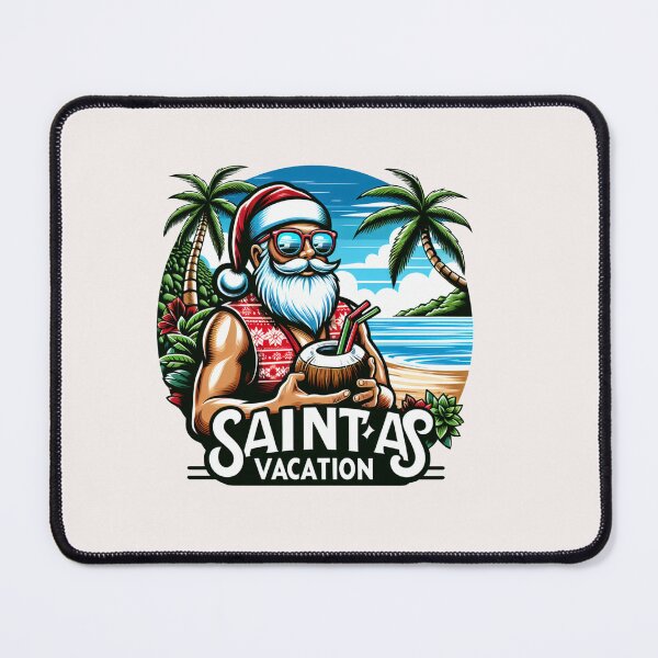 Item preview, Santa’s Vacation – Trendy, Funny & Viral Logos designed and sold by ViralVisionsCreating .