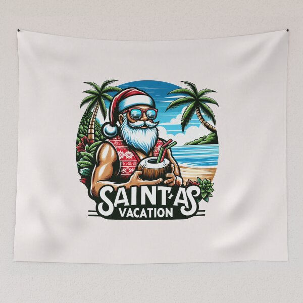 Item preview, Santa’s Vacation – Trendy, Funny & Viral Logos designed and sold by ViralVisionsCreating .