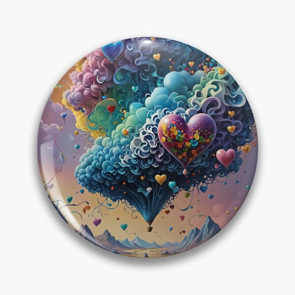 Item preview, Balloons floating with colors designed and sold by SanchillShop.