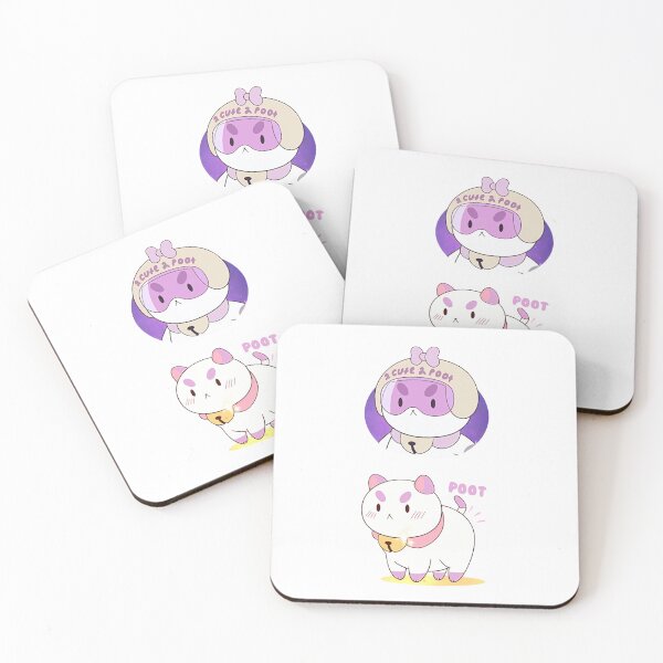Item preview, 2 cute 2 poot puppycat  designed and sold by miss madison creates.
