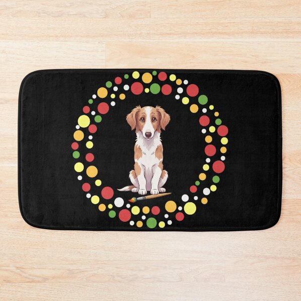 Item preview, Celebrate Dot Day with My Borzoi | Colorful Dog Art designed and sold by The Real Life Symphony.