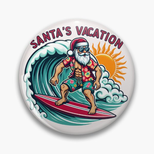 Item preview, Santa’s Vacation – Trendy, Funny & Viral Logos designed and sold by ViralVisionsCreating .