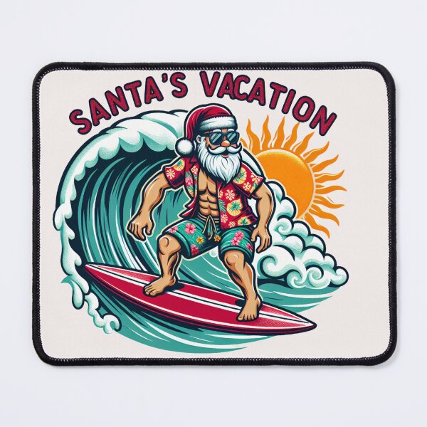 Item preview, Santa’s Vacation – Trendy, Funny & Viral Logos designed and sold by ViralVisionsCreating .