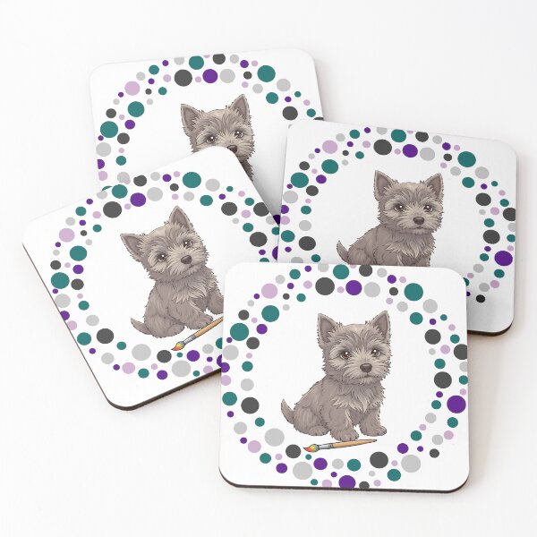 Item preview, Celebrate Dot Day with My Cairn Terrier | Colorful Dog Art  designed and sold by The Real Life Symphony.