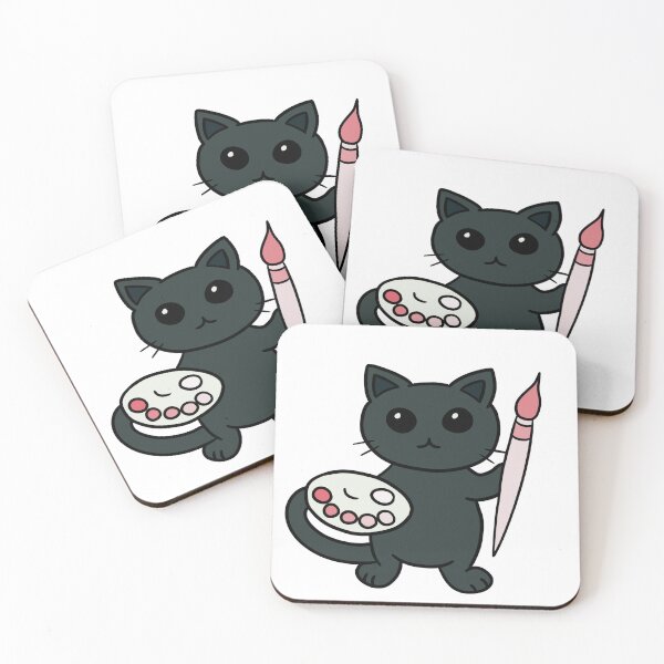 Item preview, Black Cat Artist designed and sold by jmossdesigns.