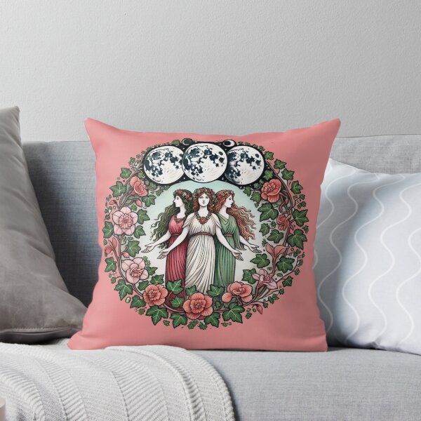 Item preview, Triple Moon Goddess Maiden Mother Crone designed and sold by FrictionMaxxing.