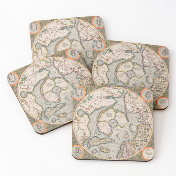 Item preview, Septentrionalium Terrarum Descriptio Gerardus Mercator Jodocus Hondius 1607 designed and sold by isopsephism.