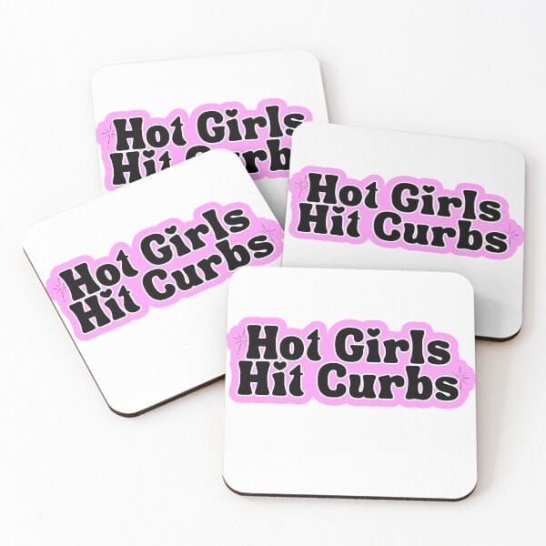 Item preview, Hot Girls Hit Curbs Bad Driver Funny Sticker  designed and sold by LeahLynnDesigns.