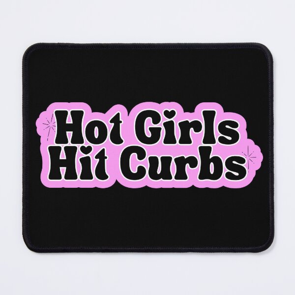 Item preview, Hot Girls Hit Curbs Bad Driver Funny Sticker  designed and sold by LeahLynnDesigns.