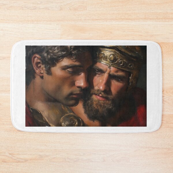 Item preview, Achilles and Patroclus - Painting designed and sold by BeardyWanderers.