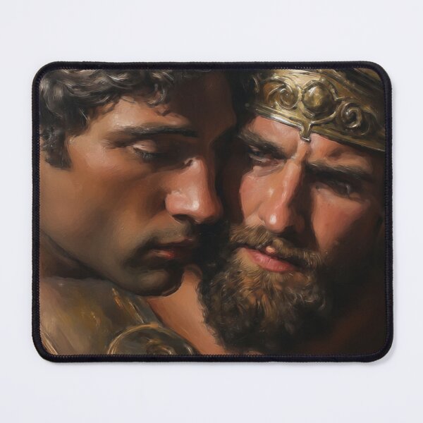 Item preview, Achilles and Patroclus - Painting designed and sold by BeardyWanderers.
