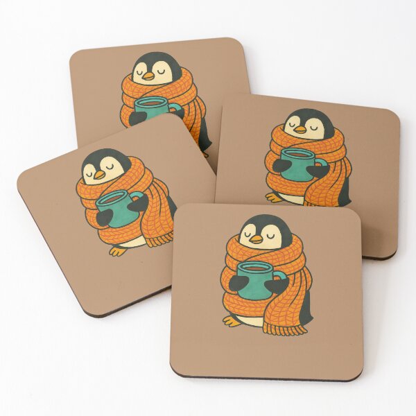 Item preview, Cozy Hot Cocoa Penguin Winter Warmth designed and sold by FrictionMaxxing.