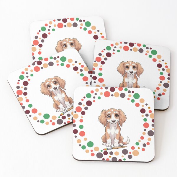 Item preview, Celebrate Dot Day with My Saluki | Colorful Dog Art  designed and sold by The Real Life Symphony.