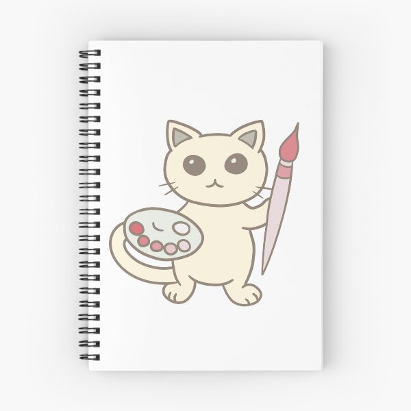 Item preview, White Cat Artist designed and sold by jmossdesigns.