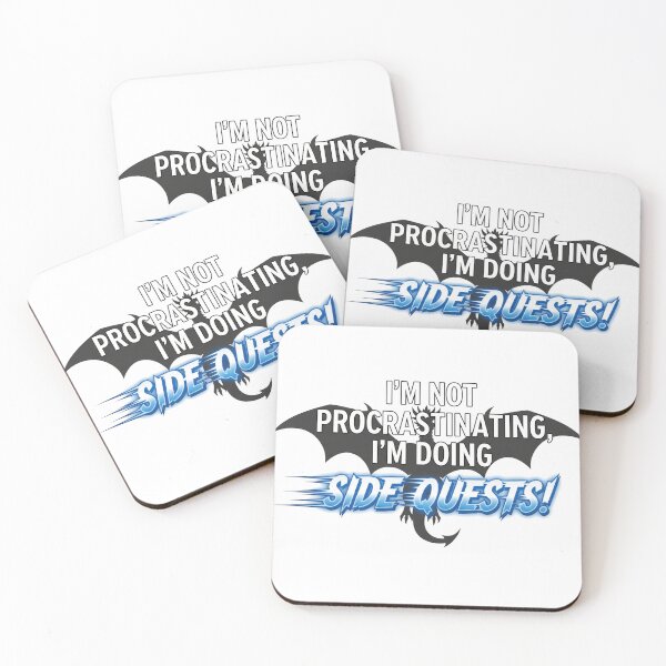Item preview, I'm not procrastinating I'm doing SIDE QUESTS! designed and sold by Nucbit.