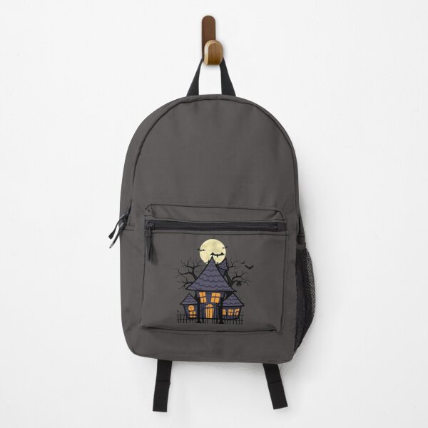 Item preview, Creepy Haunted House with Full Moon | Classic Halloween Horror designed and sold by Tiatooty.