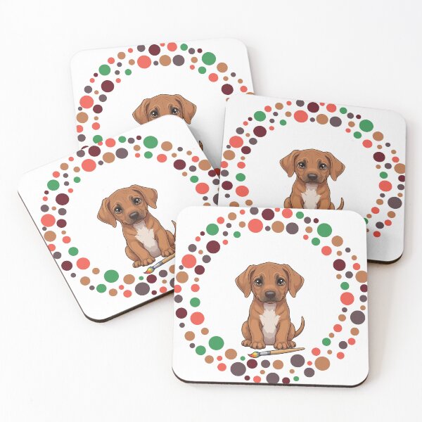 Artikelvorschau, Feiern Sie den Dot Day mit meinem Rhodesian Ridgeback | Bunte Hundekunst entworfen und verkauft von The Real Life Symphony.